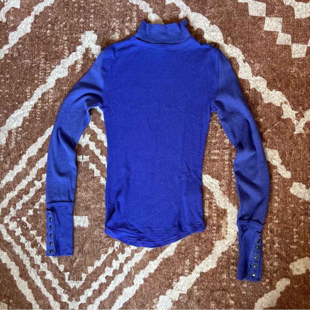 We The Free Royal Blue Long Sleeve Top